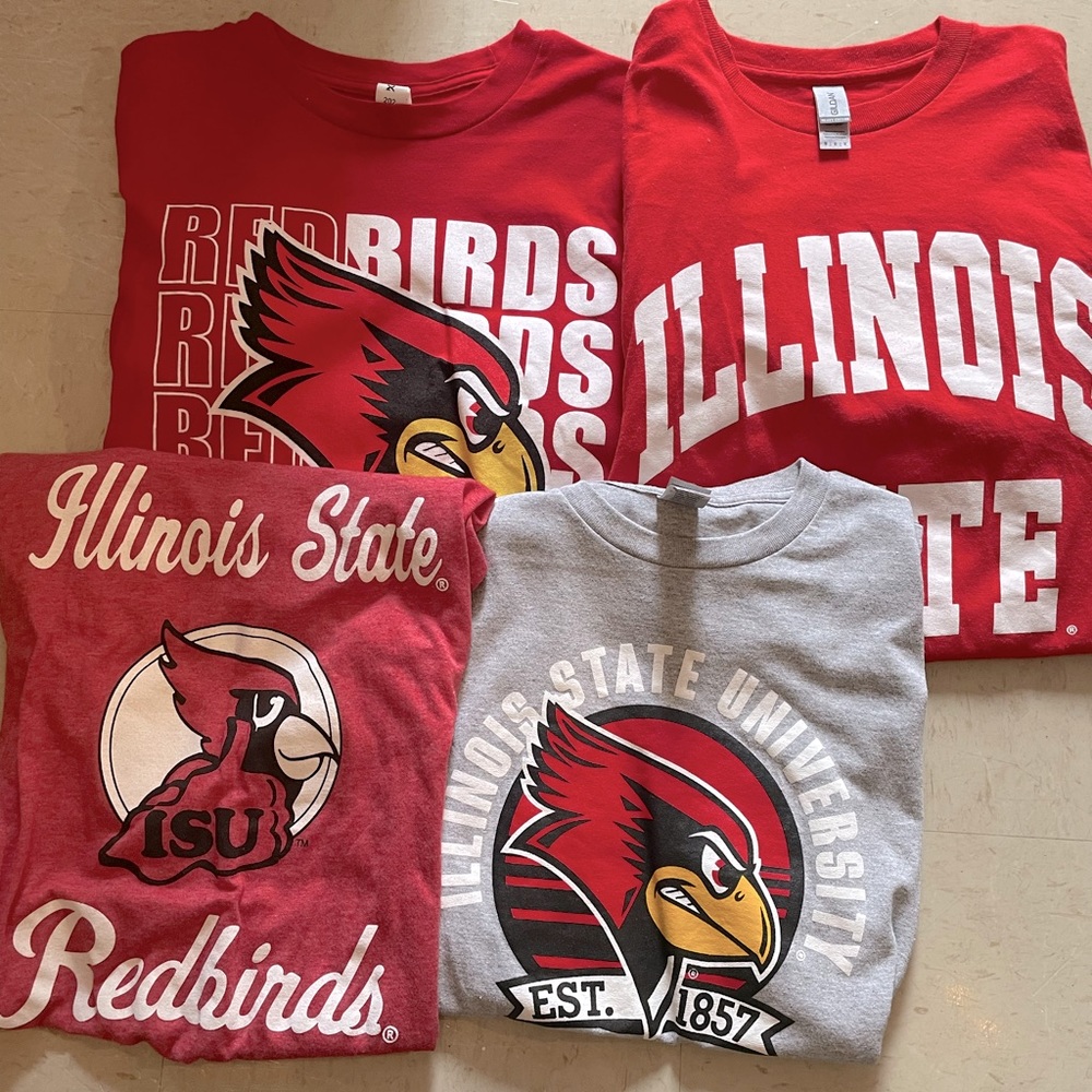 pack of 4 Illinois State tshirts